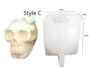 Halloween candle mold,skull silicone mold,rose molds,3D plaster mold,Handmade soap molds,cake mould,home decoration,crown mold,DIY supplies