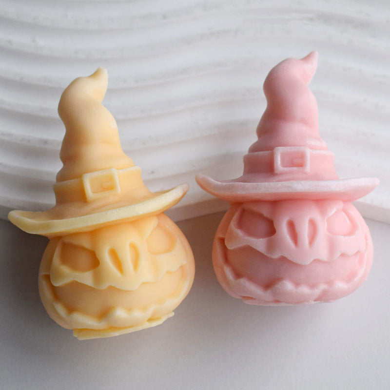 pumpumpkin candle mold,food grade silicone mold, Halloween candles, handmade soap mold, mold for making candle, home decor