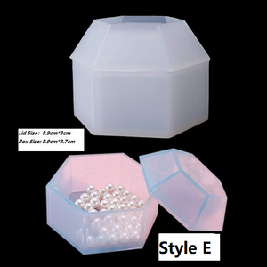 Resin Storage Box/Trinket Box silicone Molds