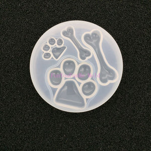 Bear Paw & Dog Bone Animal Mold