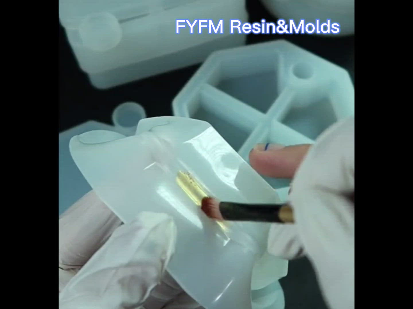 3 Pcs Set Rotating Resin Box Molds Multi-layer Silicone Jewelry Box Molds