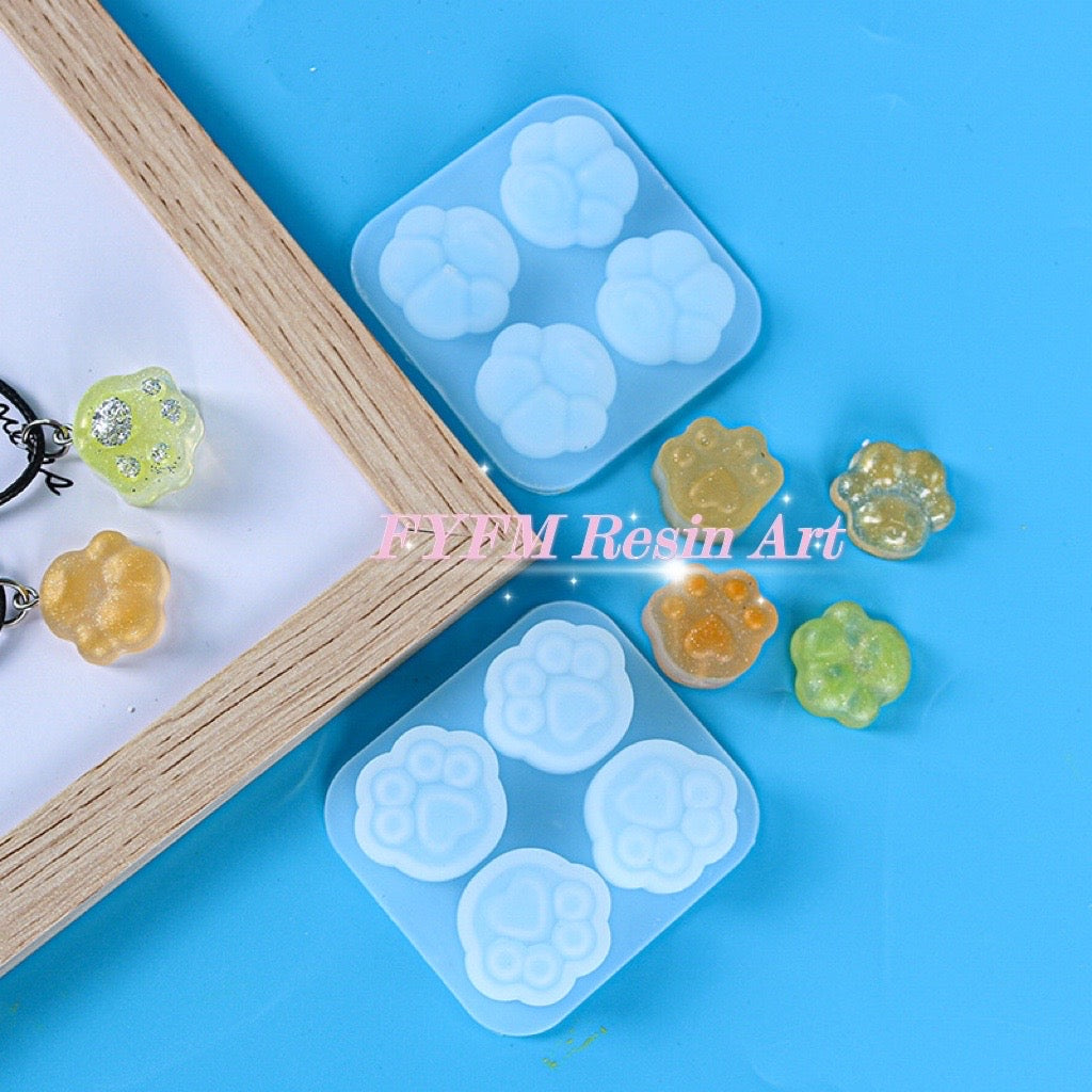 Mini Cat Claw Resin Molds/Necklace pendant Resin
