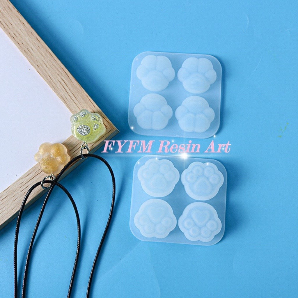 Mini Cat Claw Resin Molds/Necklace pendant Resin