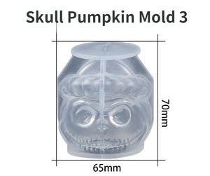 Halloween Pumpkin Candle mold