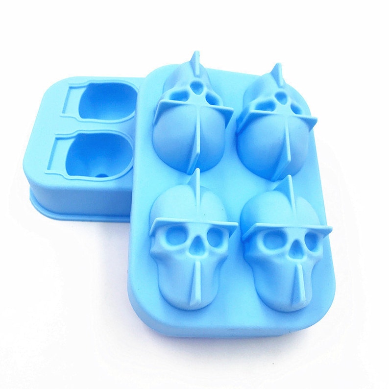 Halloween Skull Candle Mold-3D Skull Silicone Mold