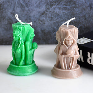 Goddess mold, witch mold, prayer mold, goddess candle mold, gypsum column, diffusion sticker DIY, resin silicone mold, food grade silicone