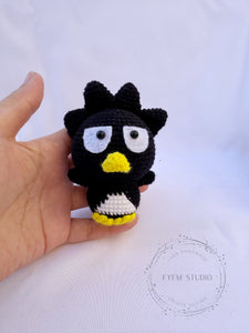 Bad Badtz-Mari Crochet Toy with Milk Yarn/ Handmade Toy Keychain/Sanrio