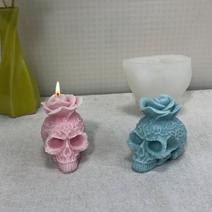 Halloween candle mold,skull silicone mold,rose molds,3D plaster mold,Handmade soap molds,cake mould,home decoration,crown mold,DIY supplies