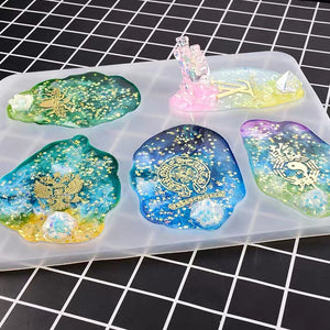 Big Sale!Coaster Silicone Mold Set, Molds for Epoxy Resin Crafts & DIY