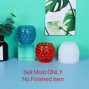 US Stock!Resin candle cup Mold,Epoxy Jar Resin Mold,Storage Bottle Silicone Mold for resin,Handmade Jar Storage Box,DIY mold,resin supplies