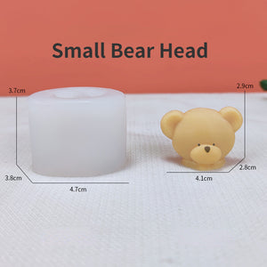 Big Head Teddy Bear - Silicone Mold