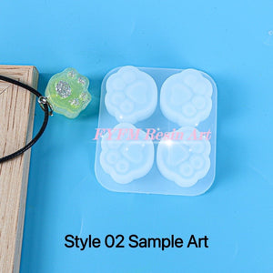 Mini Cat Claw Resin Molds/Necklace pendant Resin