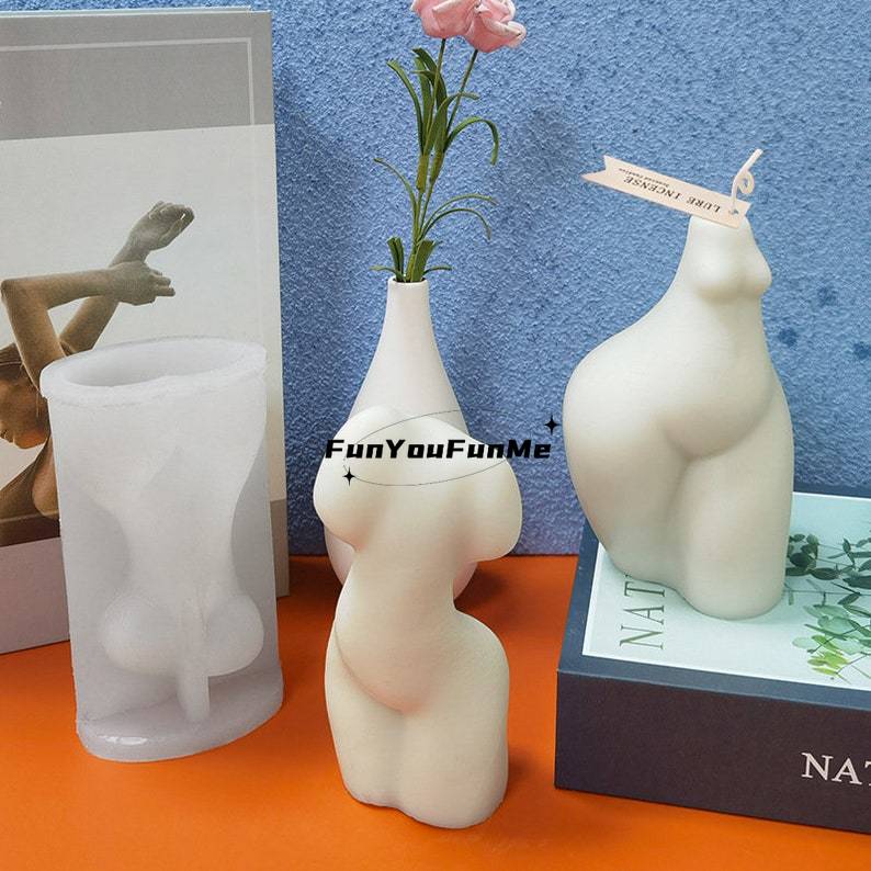 Women Abstract Body Candle Mold