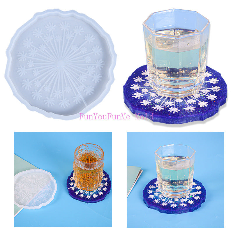 Dandelion Flower Coaster Mold