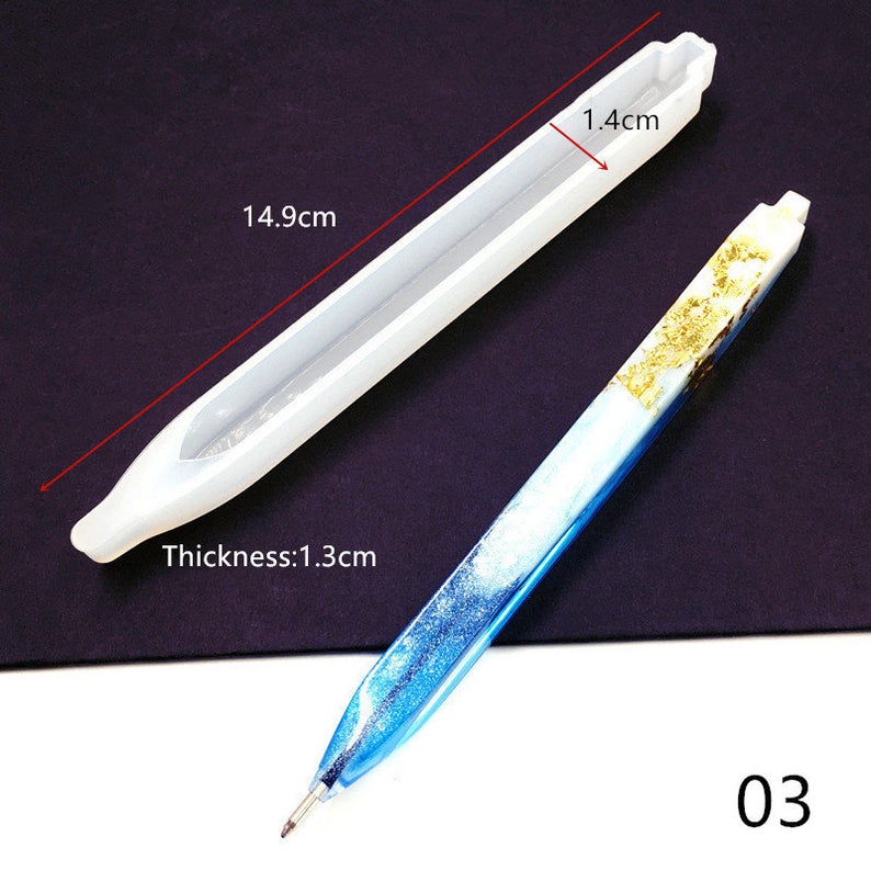 Pen Mold  Resin Pen Silicone Mold –