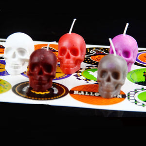 Halloween Skull Candle Mold-3D Skull Silicone Mold