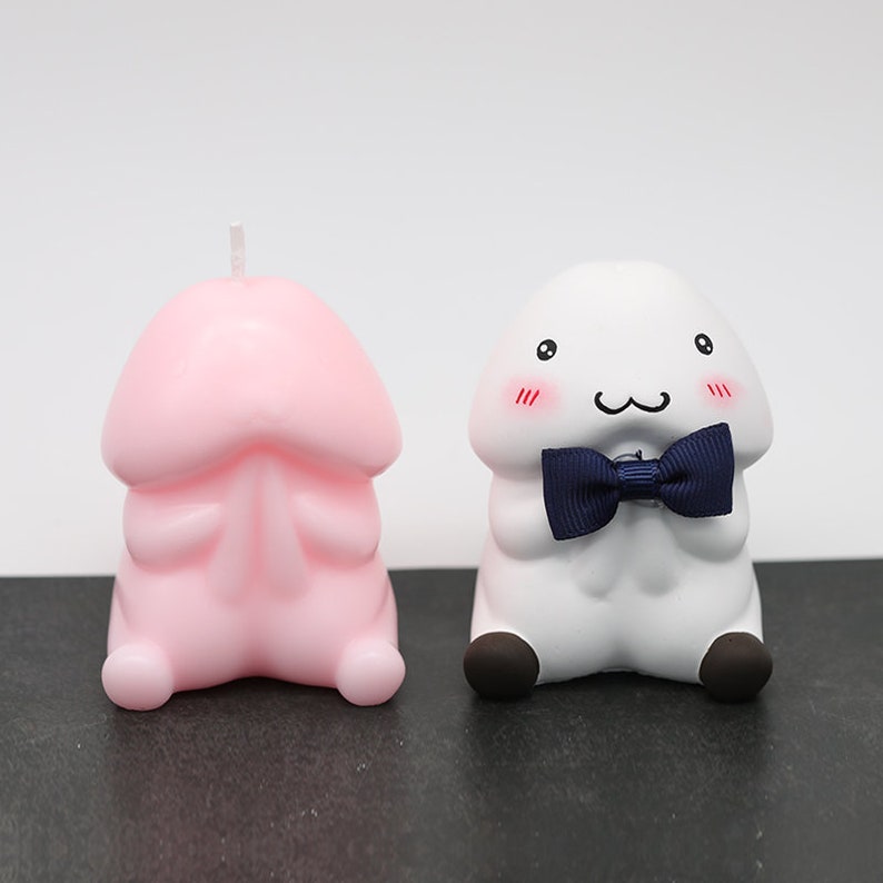 Cartoon Penis Candle Mold-Kawaii Penis Keychain Resin Mold