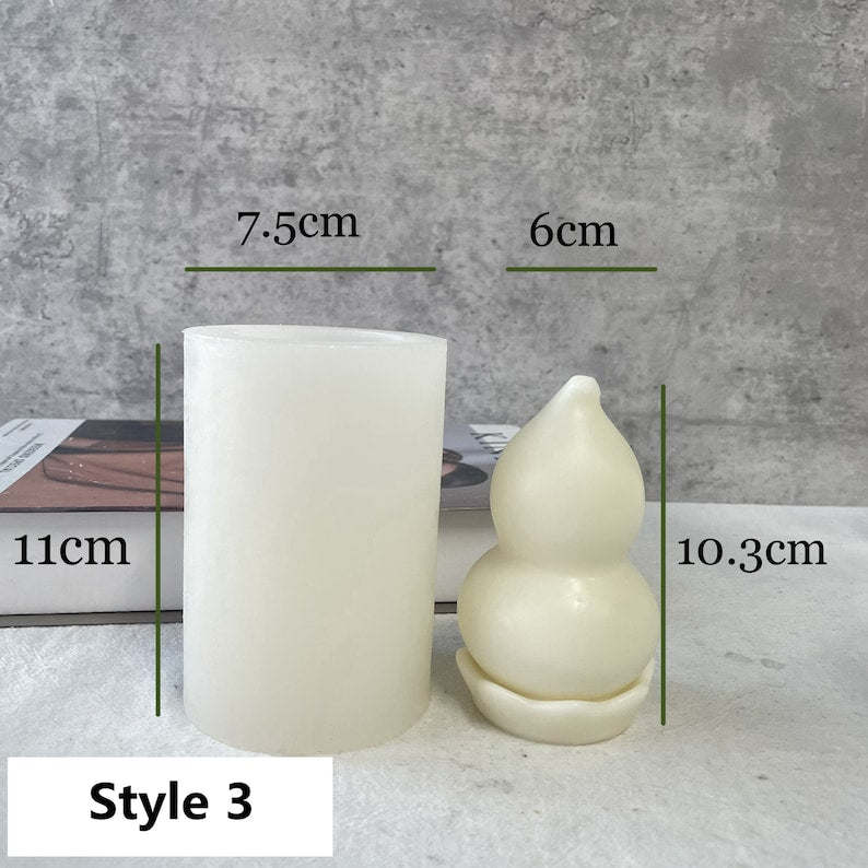 Silicone Candle Mold Handmade Scented Candles Tool Ornaments Making 9 Style