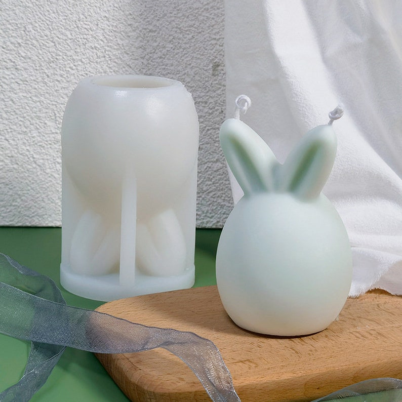 Easter Rabbit Silicone Mold-Easter Bunny Candle Mold